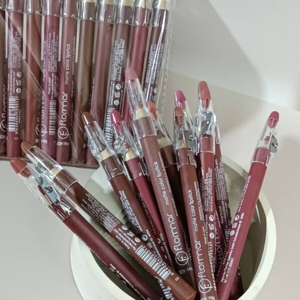 Flormar Waterproof Lip Pencil Set Of 12 – Long Lasting, High Quality Lip Liners In Assorted Shades - Image 3
