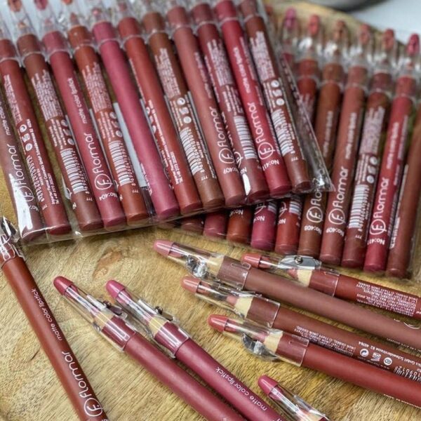 Flormar Waterproof Lip Pencil Set Of 12 – Long Lasting, High Quality Lip Liners In Assorted Shades - Image 5