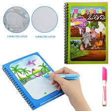 Magic Water Book Painting Drawing Coloring Board Book Doodle & Magic Water Pen - Image 4