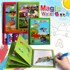 Magic Water Book Painting Drawing Coloring Board Book Doodle & Magic Water Pen - Image 5